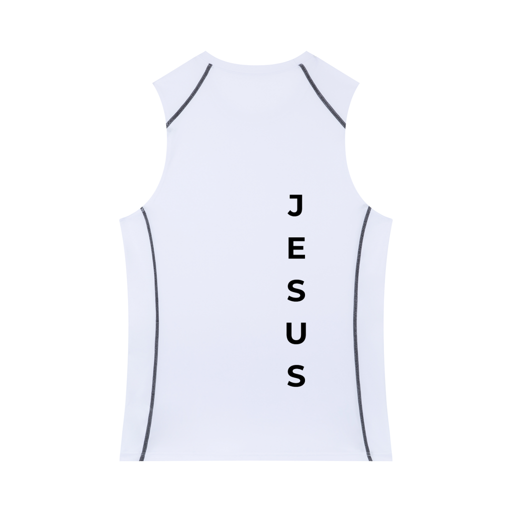 Men's Slim-Fit Topstitch Tank Top