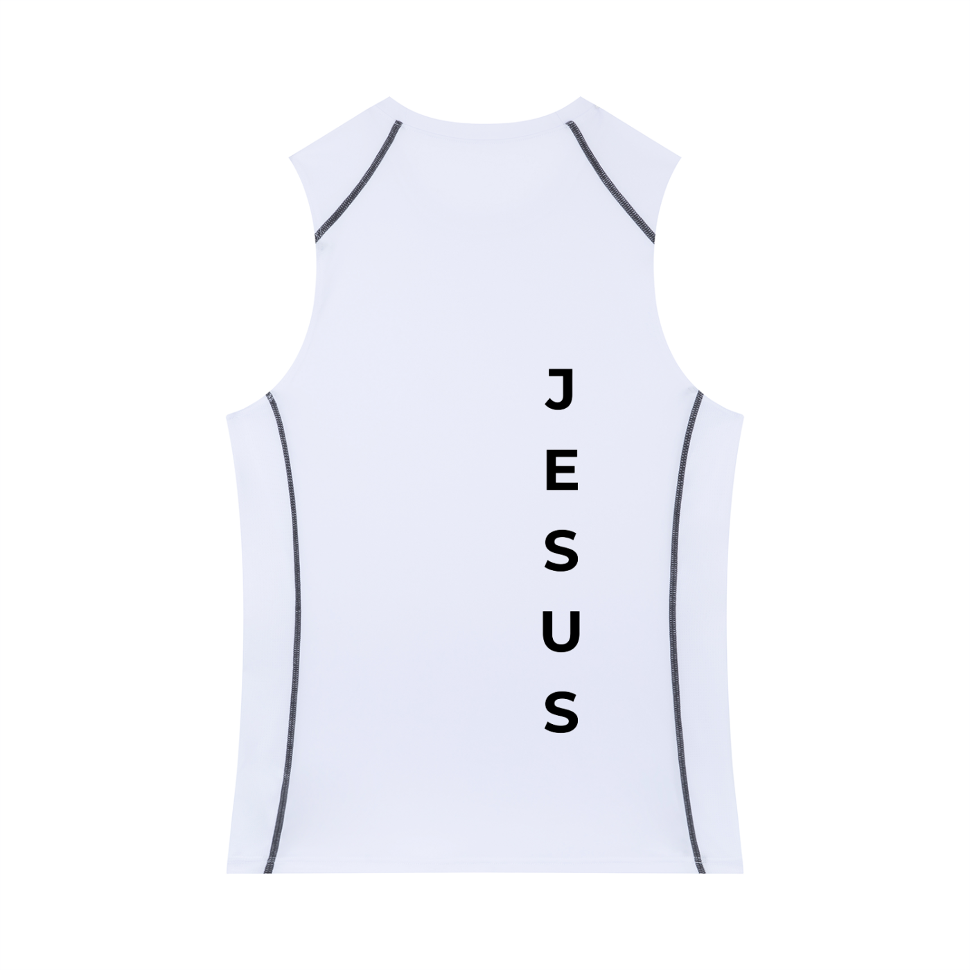 Men's Slim-Fit Topstitch Tank Top