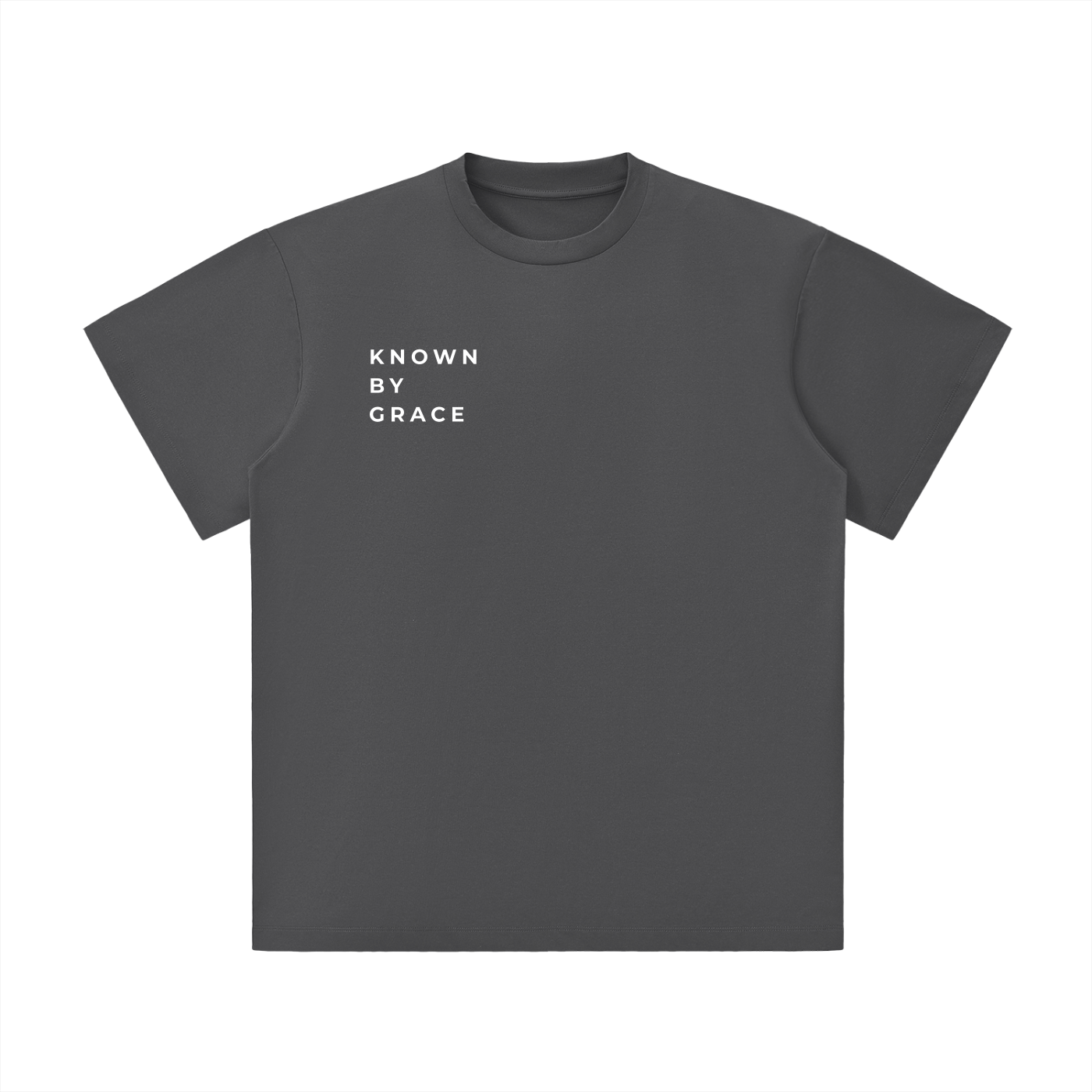 Known By Grace — Ephesians 2:8 Unisex Oversized T-Shirt