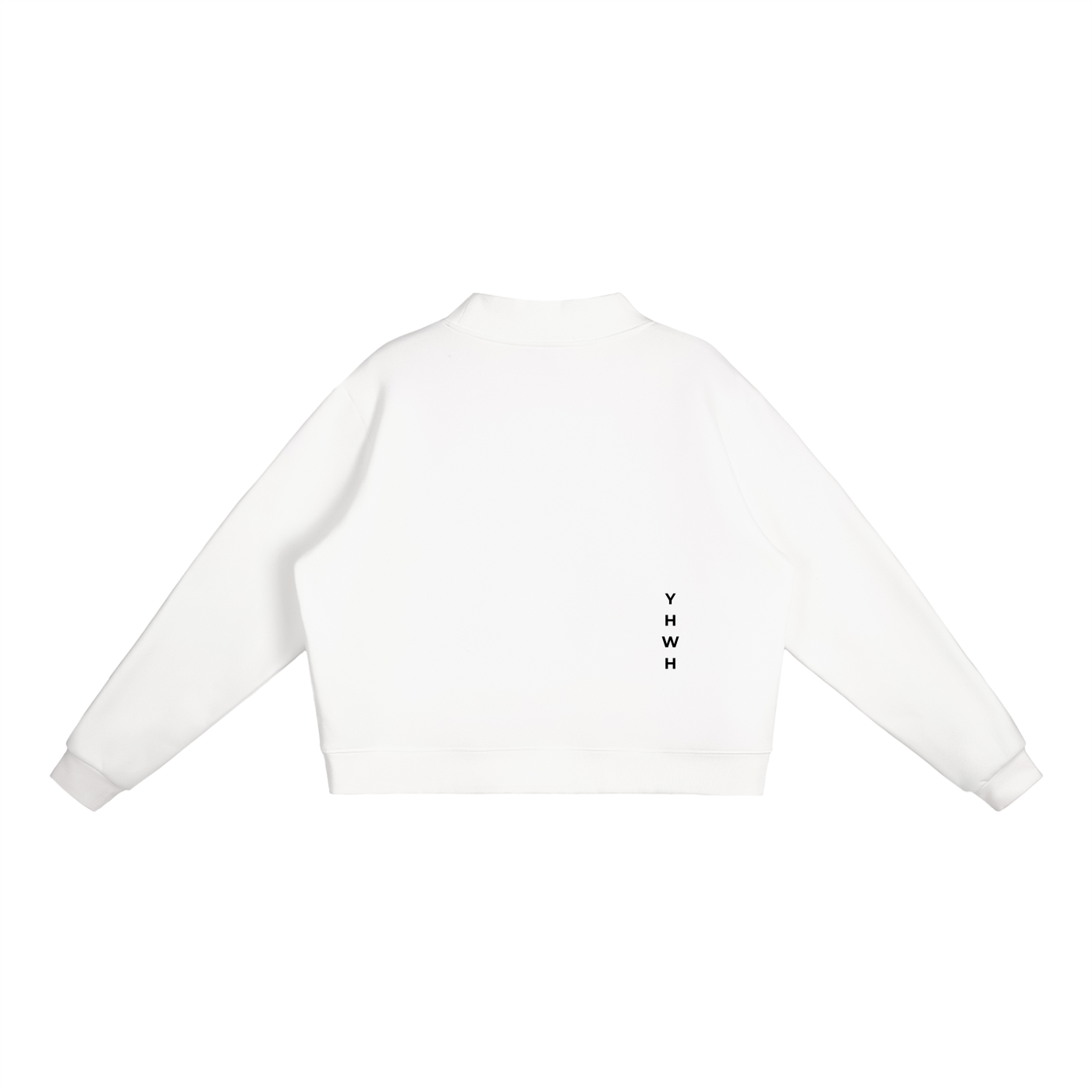 Womens Essential Fleece Mock-Neck Crew Sweatshirt