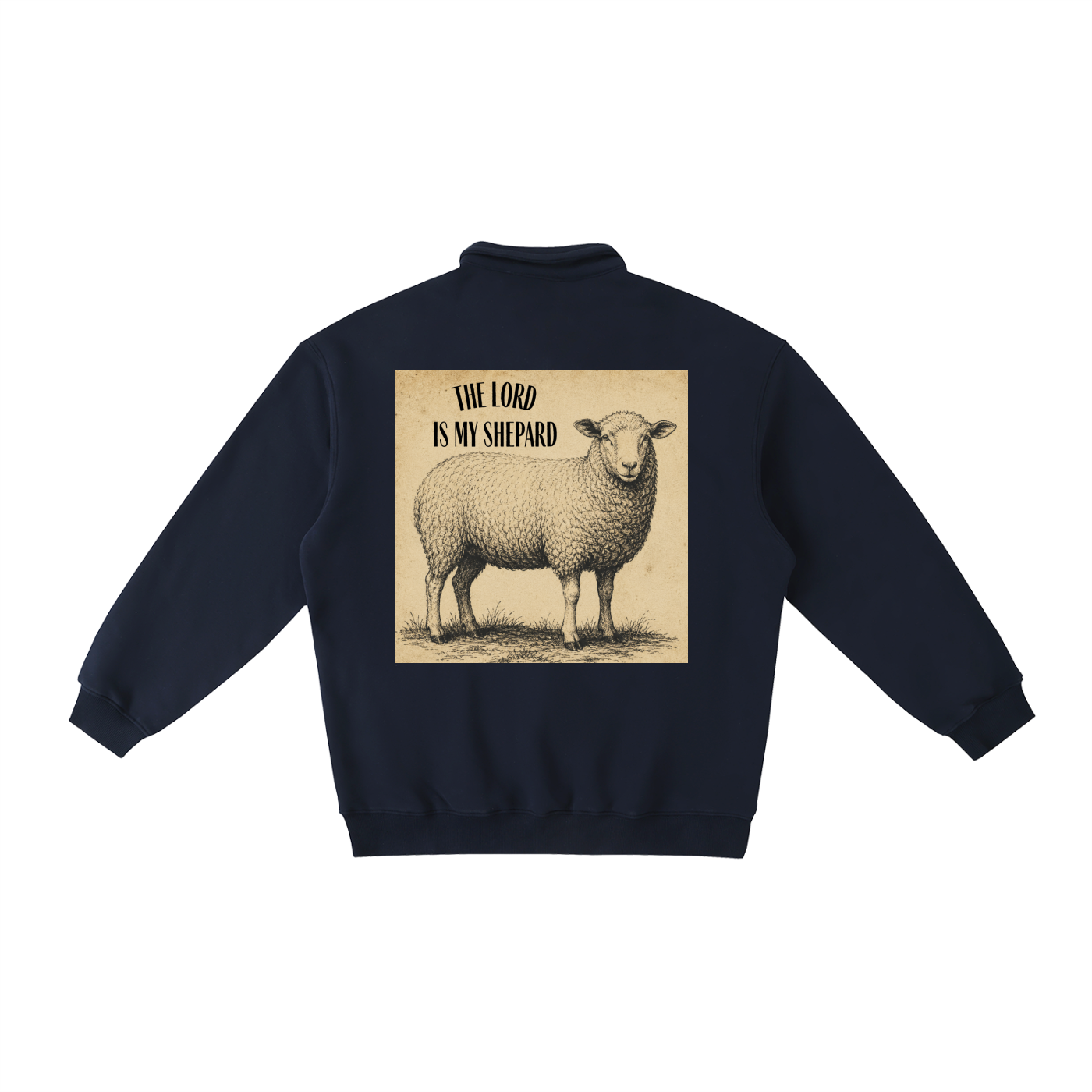 Heavyweight Polo-Collar Sweatshirt