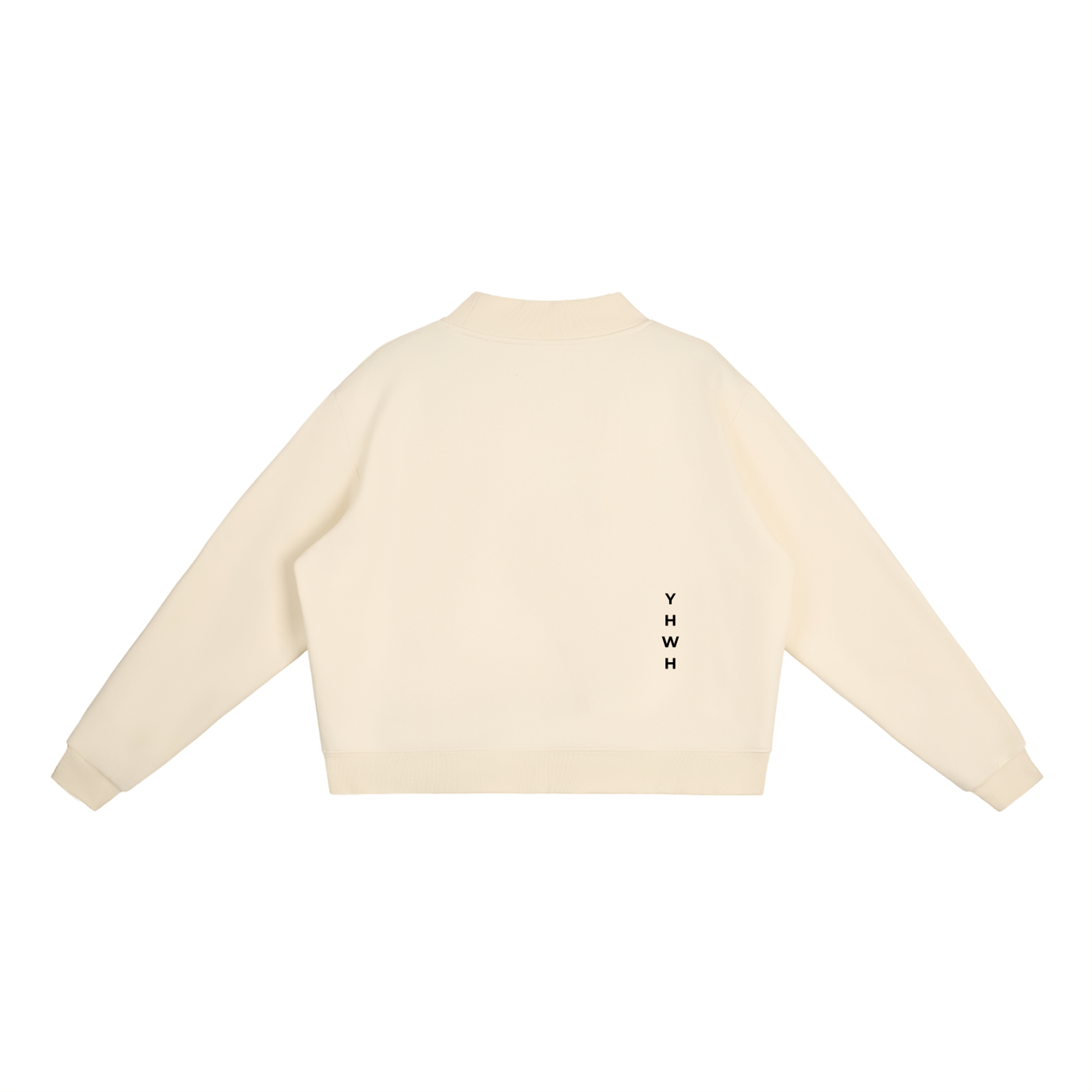 Womens Essential Fleece Mock-Neck Crew Sweatshirt